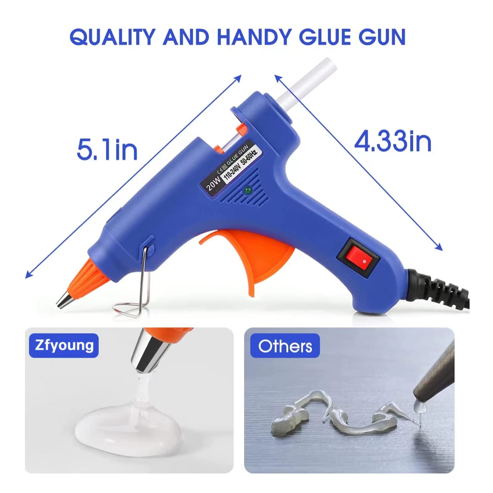 Heat Gun Small - مسدس غراء حراري 20 واط، أداة