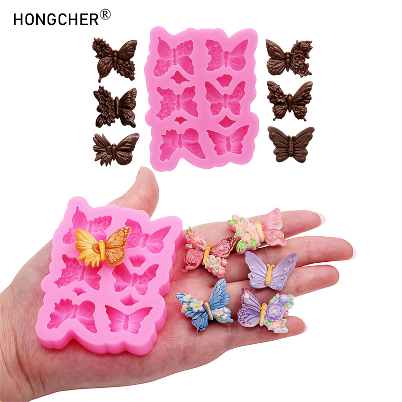 Resin Craft Ideas - قوالب سيليكون لصنع الزهور والفراشات والنحل
