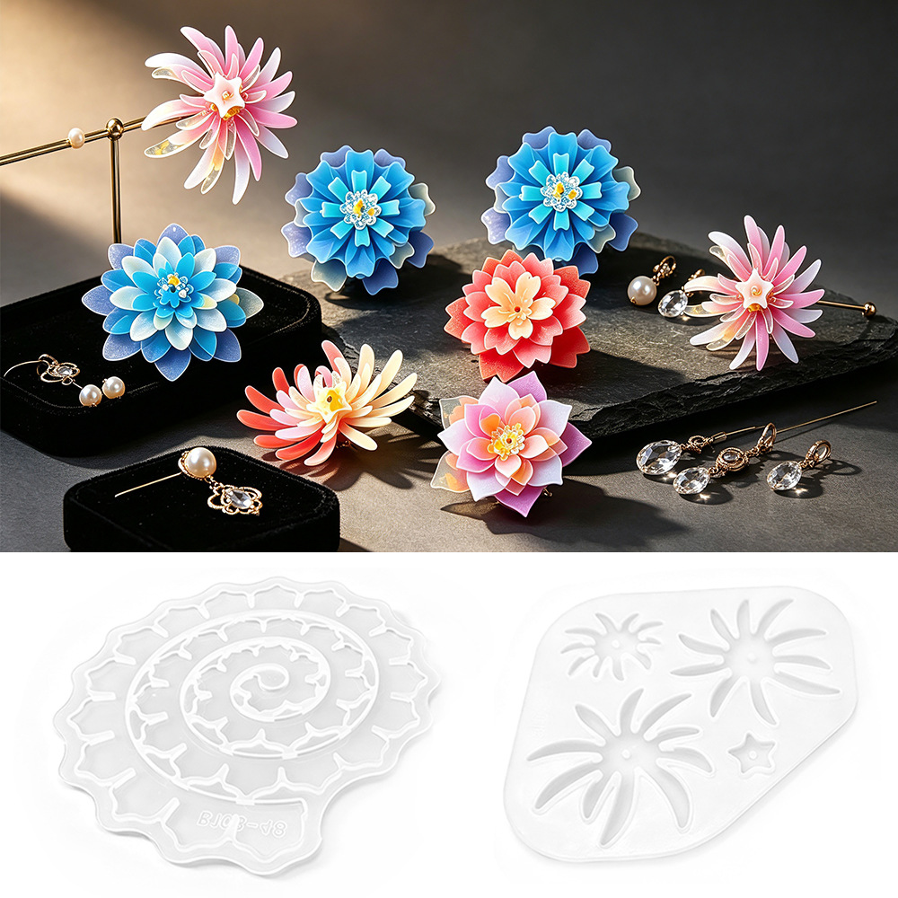 Resin Craft Ideas - قالب سيليكون متعدد الطبقات على شكل