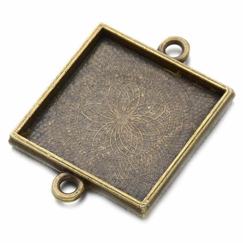 Onebeading صالح 25x25 مللي متر - مراجعة Bezels Set Pendant وسعره