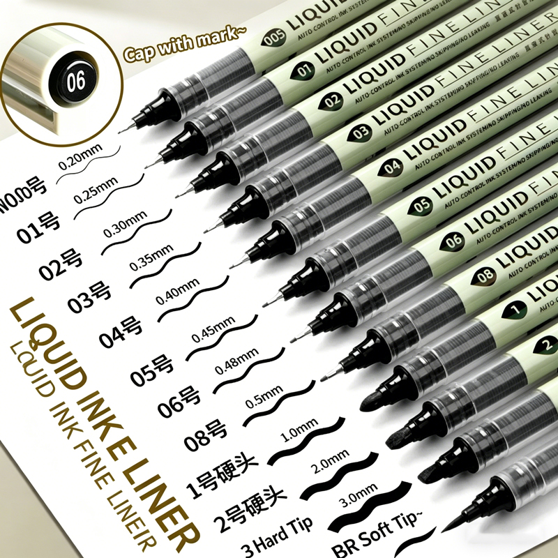 أقلام رسم سوداء 5/8/12 تيبس، أ - مراجعة Copic Marker Sketch وسعره