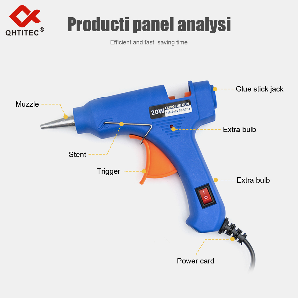 مسدس صمغ ساخن JCD مع عصا غراء  - مراجعة Heat Gun Small وسعره