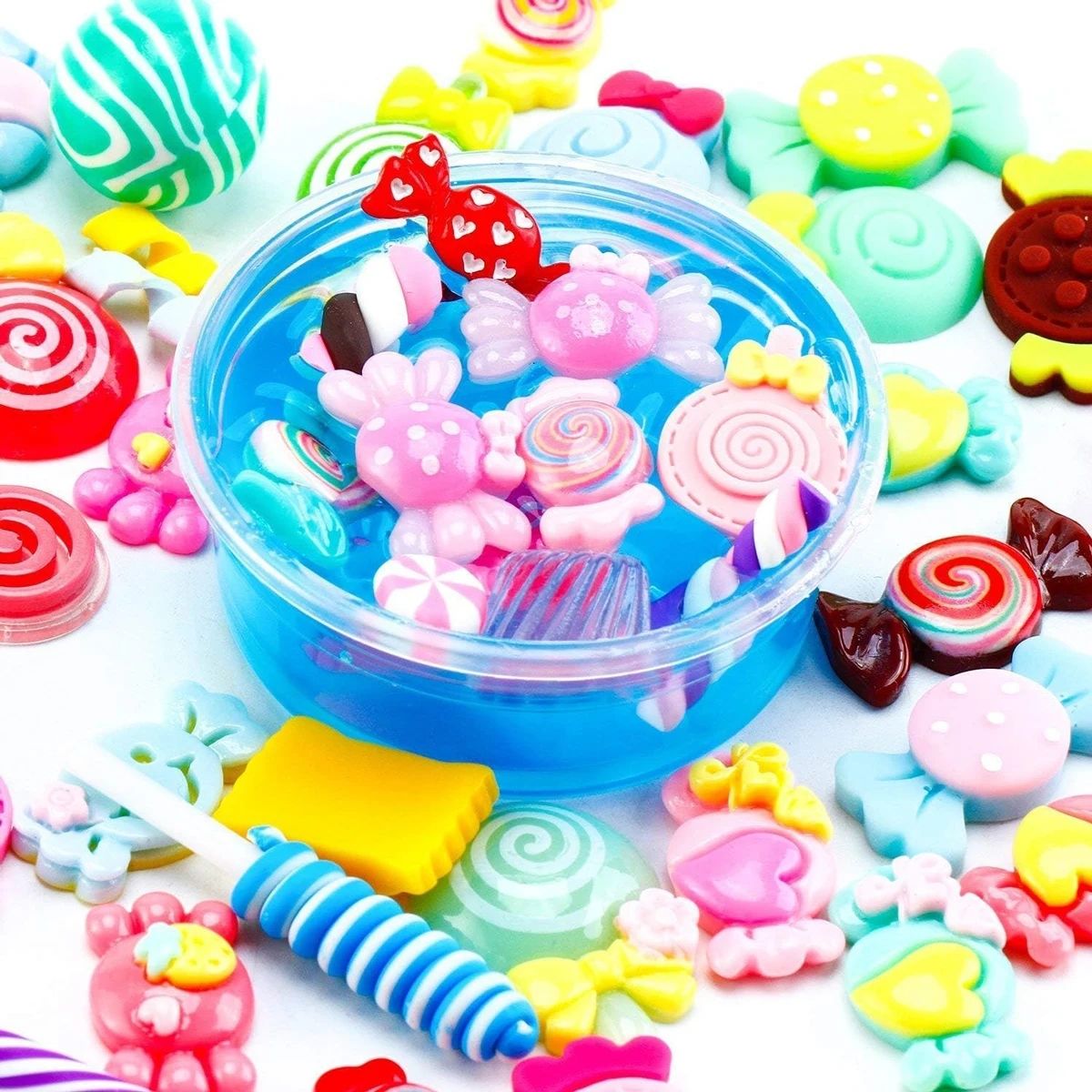 30 قطعة حلوى عشوائية الوحل الس - مراجعة Resin Crafts Diy وسعره