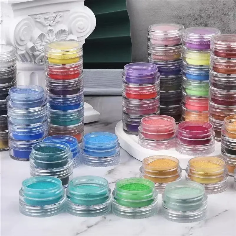 6 قطع من مسحوق الكروم اللامع ا - مراجعة Resin Glitter Pack وسعره
