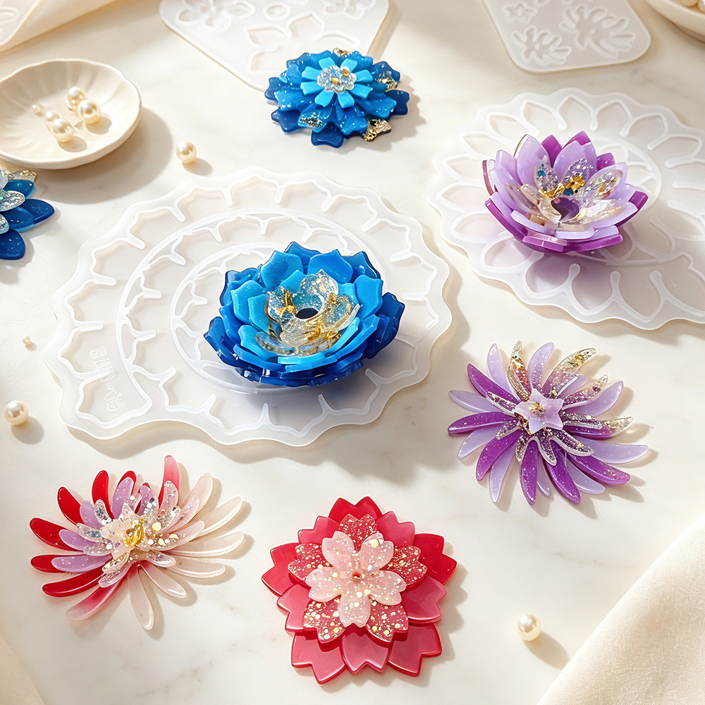 قالب سيليكون متعدد الطبقات على - مراجعة Resin Craft Ideas وسعره